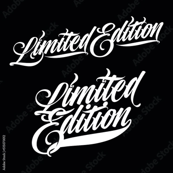 Obraz Limited edition lettering inscription for tag and label.