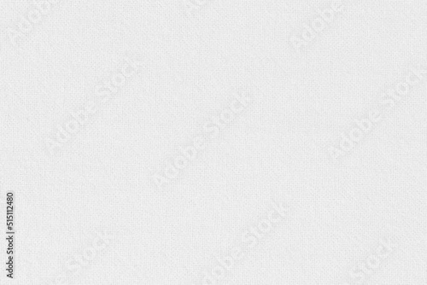 Obraz White cotton fabric texture background, seamless pattern of natural textile.
