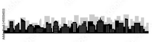 Fototapeta 街の風景のベクターイラスト