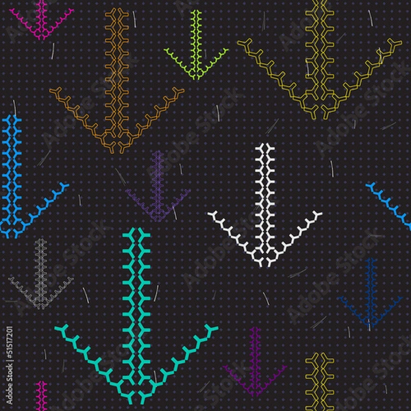Obraz Seamless arrow background
