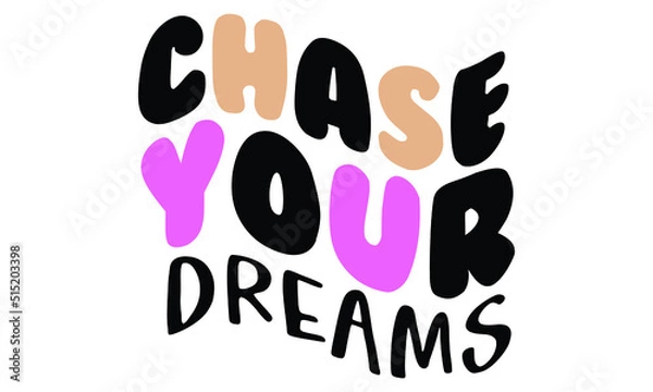 Fototapeta Motivational SVG Design Template