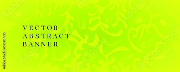 Obraz Abstract vector banner background with space for text. Vector	
