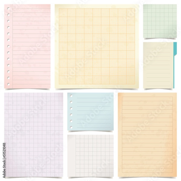 Obraz zestaw papieru