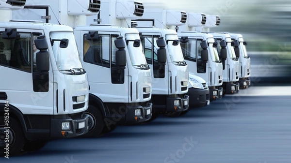 Obraz Transport chłodniczy towarów