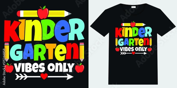 Obraz kindergarten vibes only T-shirt Design