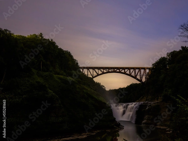 Obraz old bridge over the river