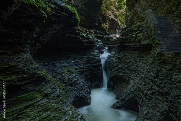 Obraz waterfall in the mountains