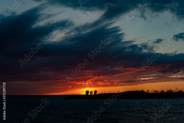 Obraz sunset over the sea