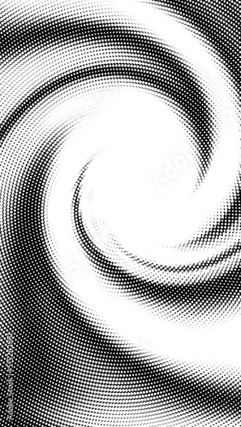 Fototapeta Halftone effect, trendy dotted illusion of gradient, vector EPS10. Abstract halftone background. Faded dot screen.