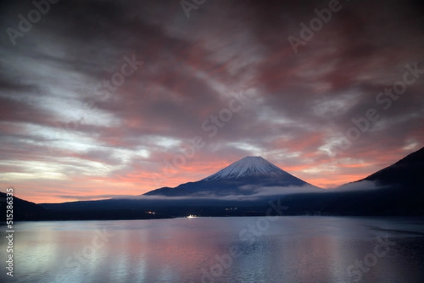 Obraz 朝焼けの富士山