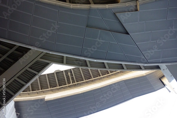 Fototapeta 高速道路のジャンクションを下から見上げた景色