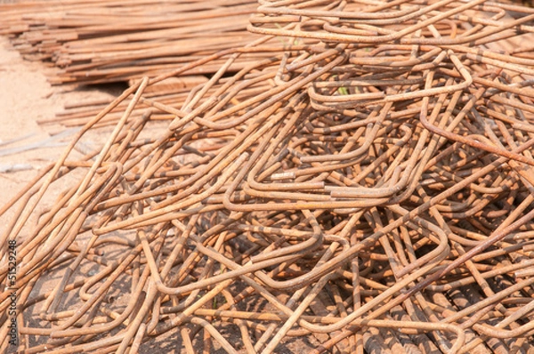 Obraz waste iron metals rusted