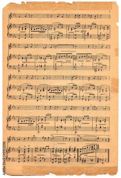 Obraz Old Sheet Music