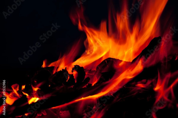 Fototapeta 炎