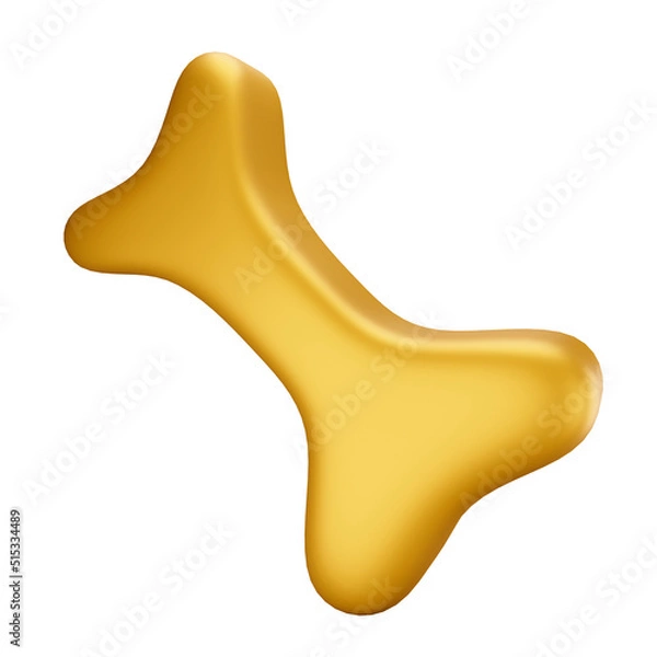 Fototapeta 3D illustration bone