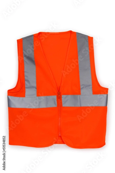 Obraz Sicherheitsweste orange