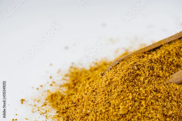 Fototapeta svanetian salt on a white acrylic background
