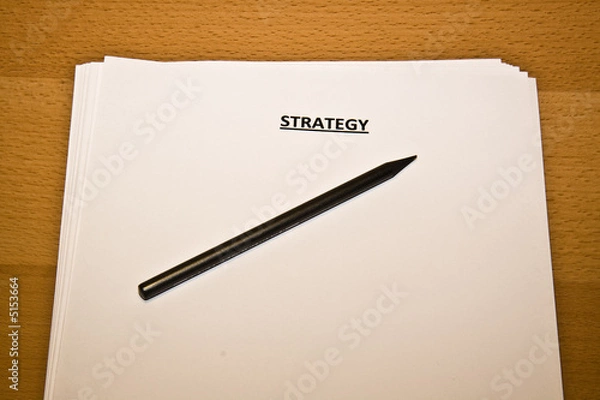 Fototapeta Strategy for your business