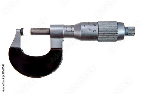 Obraz Micrometer isolated on white