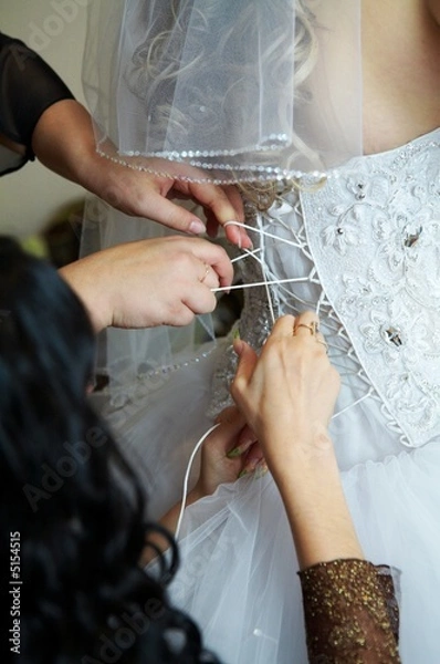 Fototapeta wedding dress