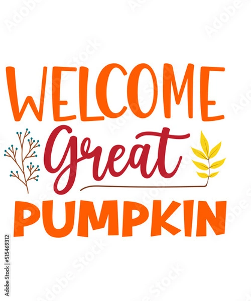 Fototapeta Fall SVG Bundle - Fall SVG for Cricut - Fall tee SVG bundle - Digital Download