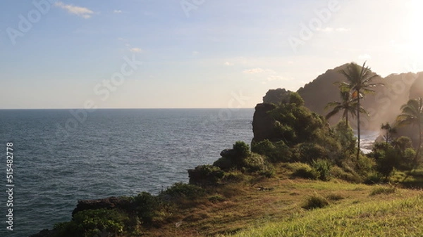 Obraz sunset over the mountains