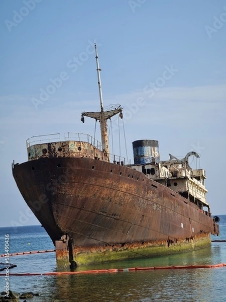 Obraz Tample Hall Schiffwrack,Lanzarote 