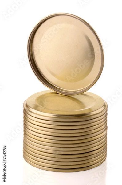 Fototapeta canning lids