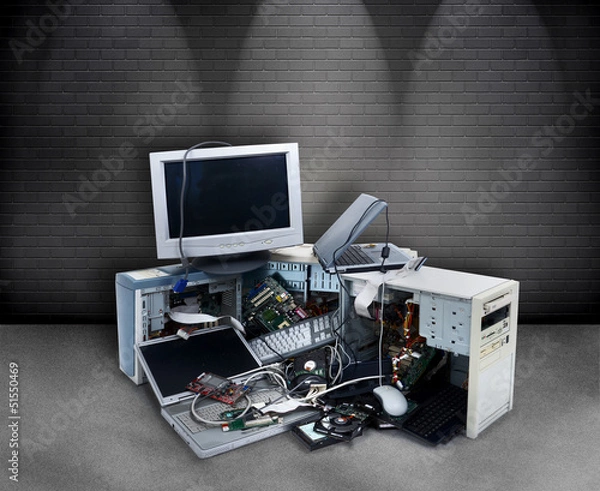 Obraz Rohstoff Elektroschrott