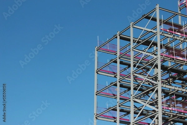 Obraz Scaffolding Against Blue Sky