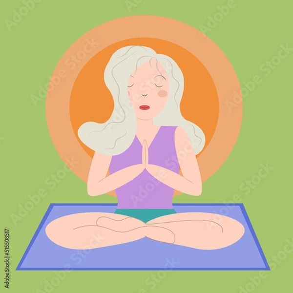 Fototapeta Йогиня