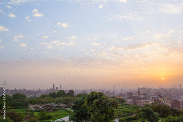 Fototapeta Mosque of Muhammad Ali in the heart of the Citadel in Cairo, Egypt