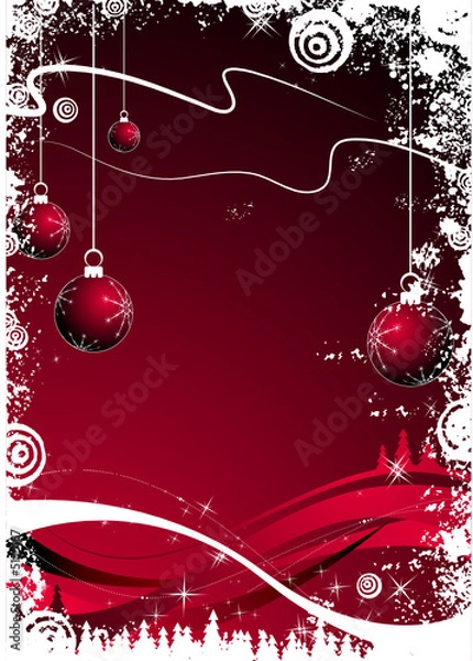 Obraz Christmas background