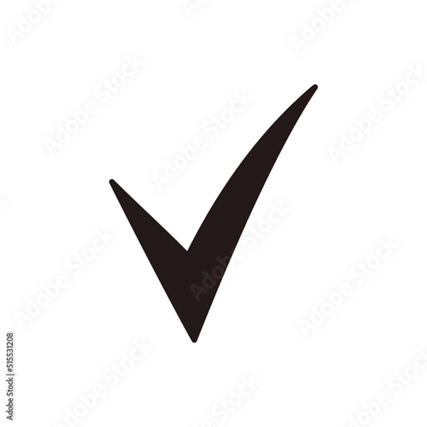 Obraz checkmark icon vector symbol illustration
