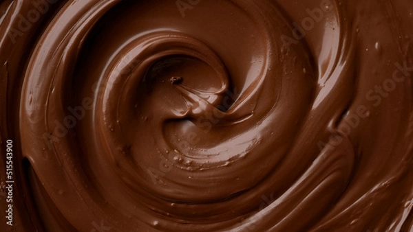 Obraz Chocolate. Melted chocolate top view. Confectionery concept.