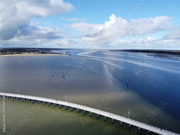 Obraz bridge over the rivermouth