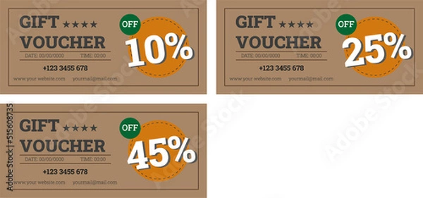 Obraz gift voucher
