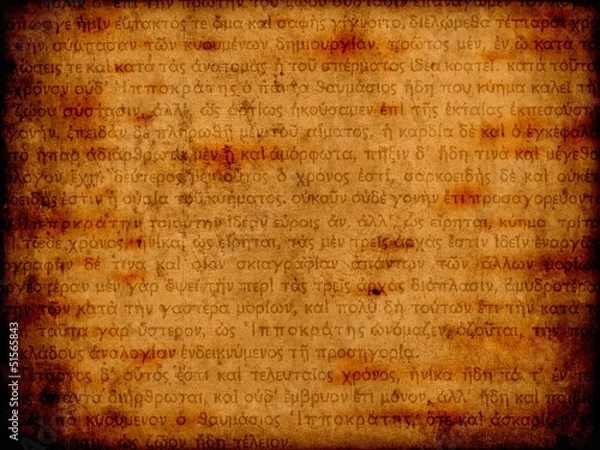 Obraz Old religious bible manuscript background
