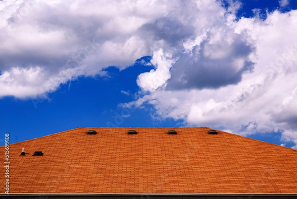 Obraz Clouds on the roof