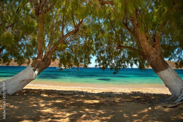 Obraz Livadakia beach on Serifos island in Greece