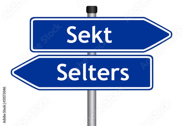 Fototapeta Sekt oder Selters?