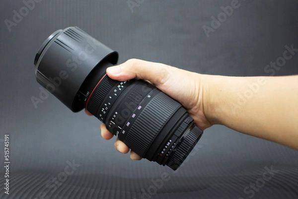 Obraz black tele lens Camera