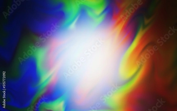 Fototapeta Light Blue, Yellow vector blurred bright texture.