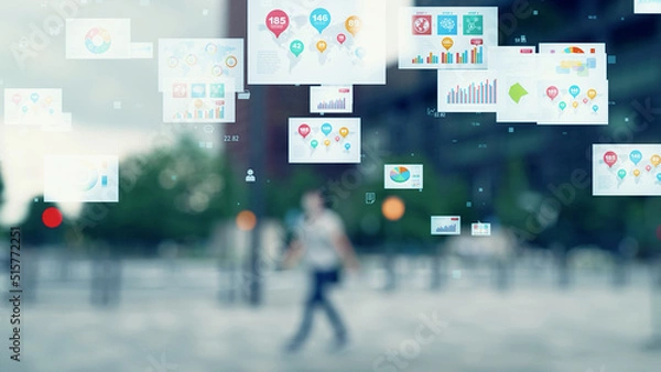 Fototapeta 社会とデータ