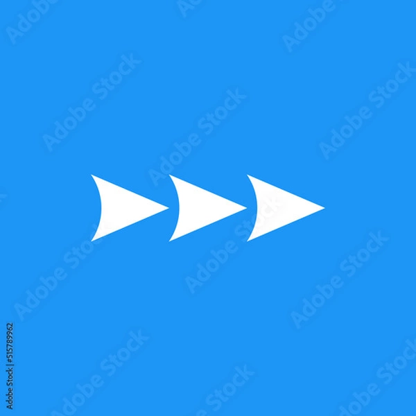 Fototapeta arrow indicates the direction. icon. vector design