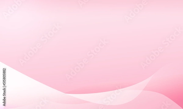 Fototapeta Soft light pink background with curve pattern graphics for illustration