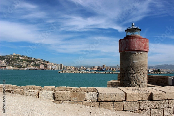 Fototapeta vecchio faro