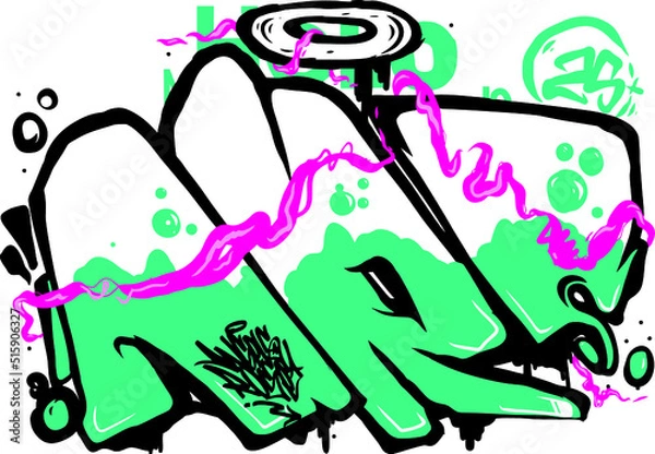 Obraz graffiti on the wall