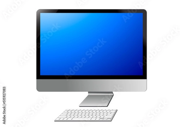 Fototapeta デスクトップPC｜キーボード