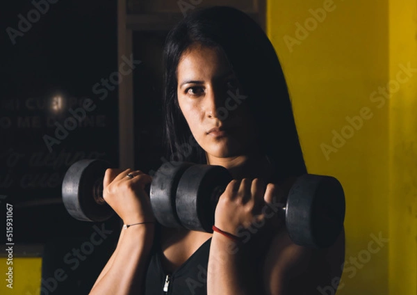 Obraz Mujer en gimnasio